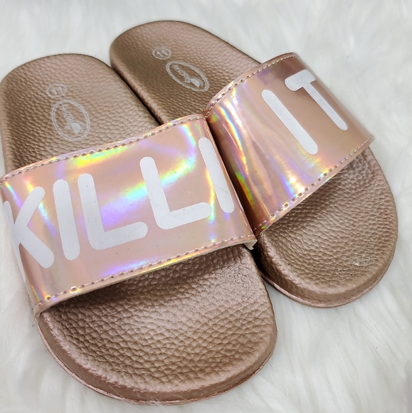 Other - Toddler Rose Gold Slidein Sandals. Size 11